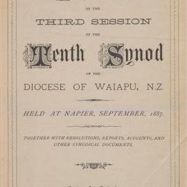 Diocese of Waiapu Synod Proceedings 1887