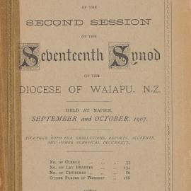 Diocese of Waiapu Synod Proceedings 1907