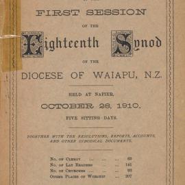 Diocese of Waiapu Synod Proceedings 1910