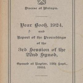 Diocese of Waiapu Synod Proceedings 1924