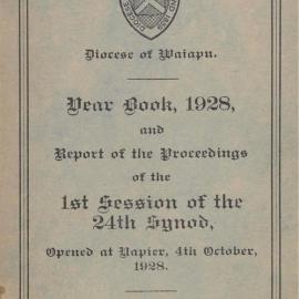 Diocese of Waiapu Synod Proceedings 1928
