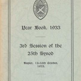 Diocese of Waiapu Synod Proceedings 1933