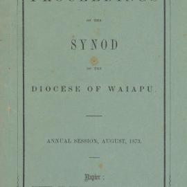 Diocese of Waiapu Synod Proceedings 1873