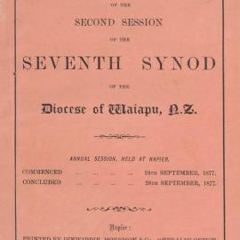 Diocese of Waiapu Synod Proceedings 1877