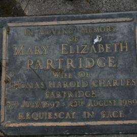 Mary Elizabeth Patridge Grave