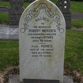 Robert and Agnes Menzies