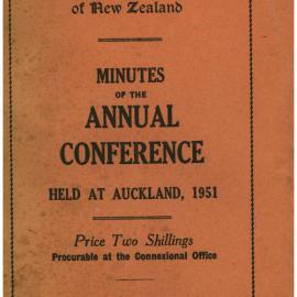 Methodist Church of New Zealand Conference Minutes 1951