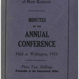 Methodist Church of New Zealand Conference Minutes 1953