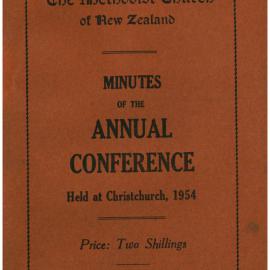 Methodist Church of New Zealand Conference Minutes 1954