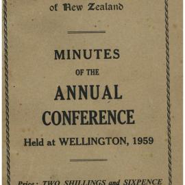 Methodist Church of New Zealand Conference Minutes 1959
