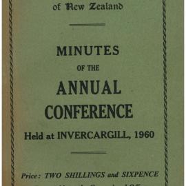 Methodist Church of New Zealand Conference Minutes 1960