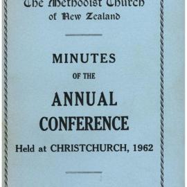 Methodist Church of New Zealand Conference Minutes 1962