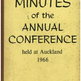 Methodist Church of New Zealand Conference Minutes 1966