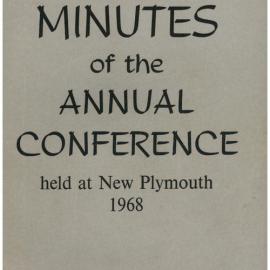 Methodist Church of New Zealand Conference Minutes 1968