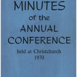 Methodist Church of New Zealand Conference Minutes 1970