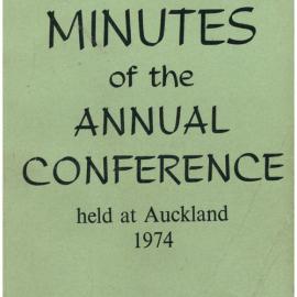 Methodist Church of New Zealand Conference Minutes 1974