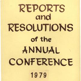 Methodist Church of New Zealand Conference Minutes 1979