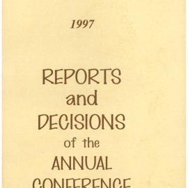 Methodist Church of New Zealand Conference Minutes 1997