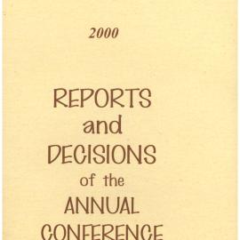 Methodist Church of New Zealand Conference Minutes 2000