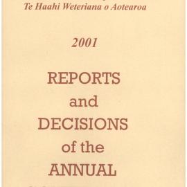 Methodist Church of New Zealand Conference Minutes 2001