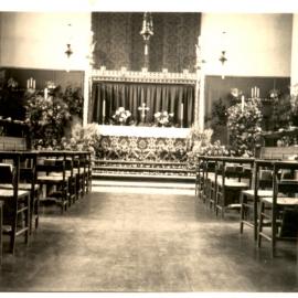 Interior of St Oswald’s Chapel, Ellesmere