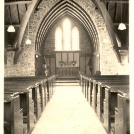 Unidentified church, interior view