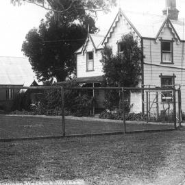 Exterior of a wooden building