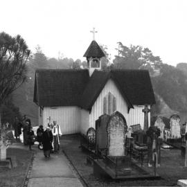 St Stephen's Holy Trinity Anglican Church, Otahuhu, Auckland Church, Judge's Bay, Auckland.  On the occasion of the Centenary of the Constitution