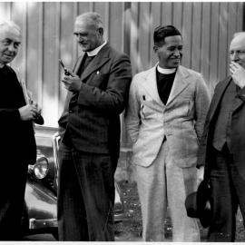 Bishop John Simkin Bishop of Auckland and clergy