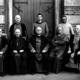 Bishops of New Zealand with Archbishop Averill in front centre