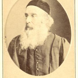 Carte de visite of Rev. John Kinder