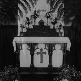 Church altar, unidentified,