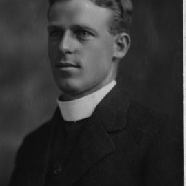 Portrait of unknown  man wearing clerical collar
