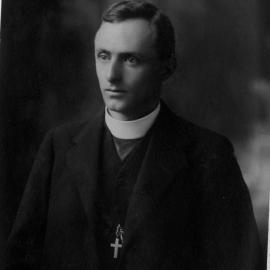 Portrait of unknown  man wearing clerical collar