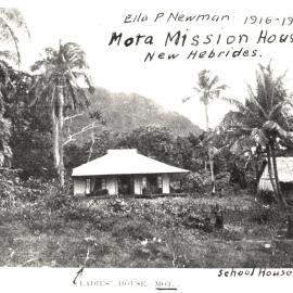 Ladies [sic] House, Mota Mission House, New Hebrides