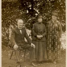 Outdoor group portrait, unidentified