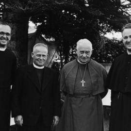 Bishop John Simkin, Bishop of Auckland and three clergy
