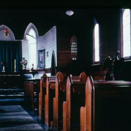 St. Saviour's Anglican Church Kaitaia:  interior looking towards the altar