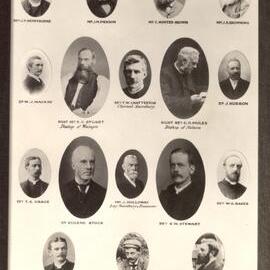 Founders of the New Zealand Church Missionary Society, 1892