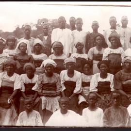 Yoruba Mission,Owo, group of adults baptised on Easter Day May 1923