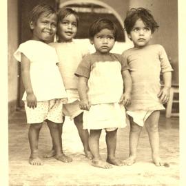 Four Indian children