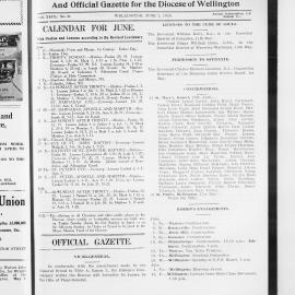 The Church Chronicle, Wellington: 1st June 1928