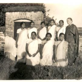 Group of 9 women. 