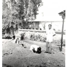 Excavations with Mr. Bose. 