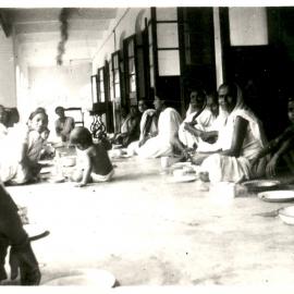 Group of people eating