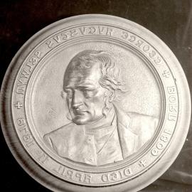 Plaque featuring Bishop Selwyn