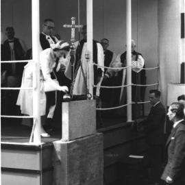 Wellington Cathedral laying of the Foundation Stone