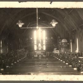 Holy Trinity Church Picton interior , Diocese of Nelson