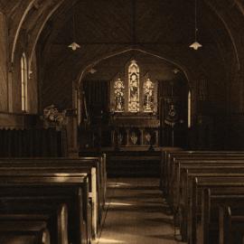 Interior of St Luke's Church Spring Creek, Diocese of Nelson
