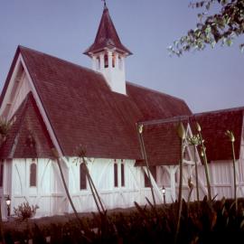 St. John's College chapel at dawn